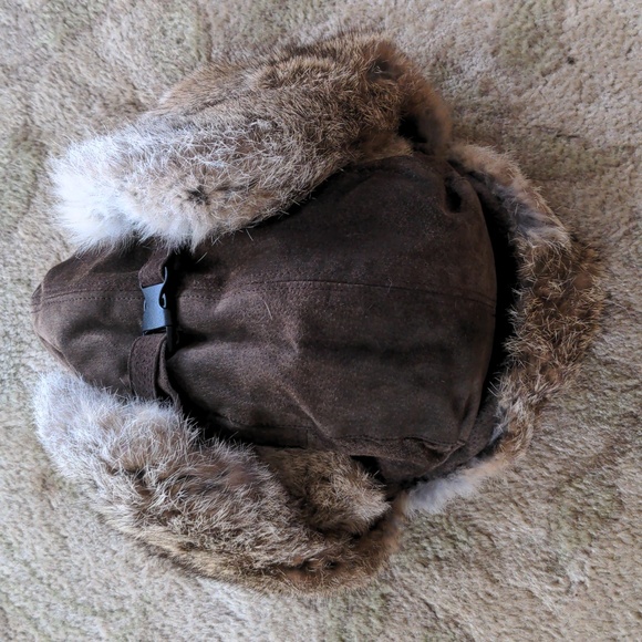Norko Suede Rabbit Trim Trapper Cap - Picture 8 of 11